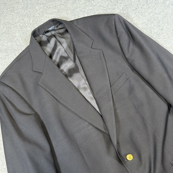 Brooks Brothers Other - Brooks Brothers Blazer Mens 44L Navy Wool Two Button Gold Buttons Sport Coat